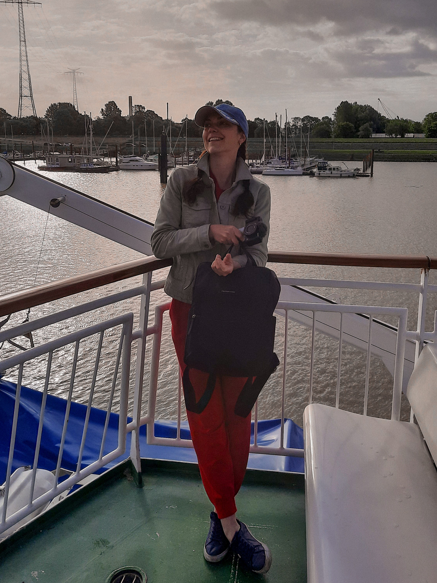 Паром Эмден - остров Боркум, Германия (Ваттовое море). Камера на готове, чтобы ничего не пропустить 