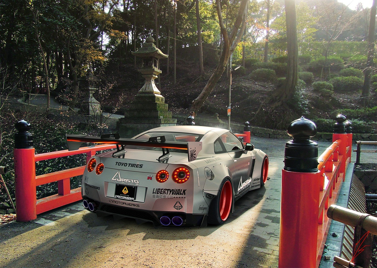 Nissan Skyline GTR r35.