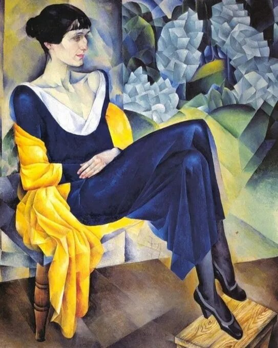 Натан Альтман. Портрет Анны Ахматовой (фрагмент). 1914. Государственный Русский музей, Санкт-Петербург