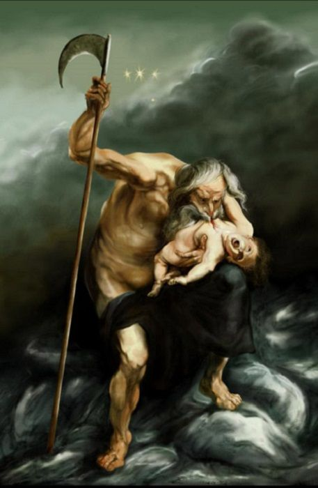 "Сатурн, пожирающий своего сына" Рубенс