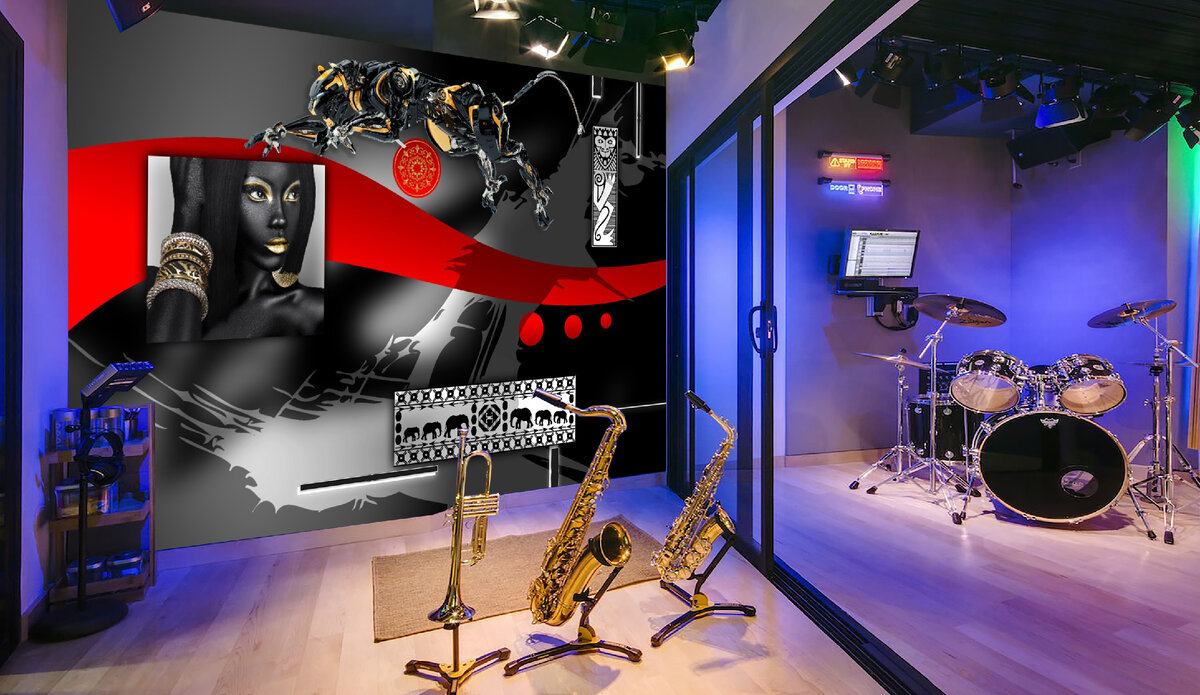 фотообои в арт студию