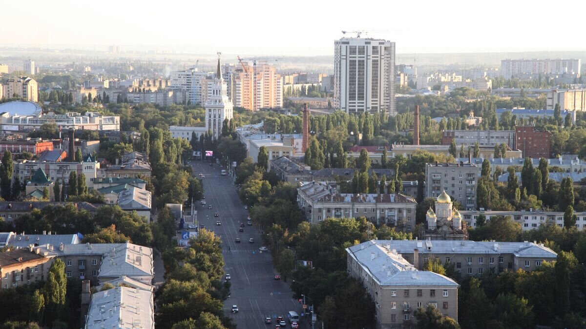    Вид на Кольцовскую улицу в Воронеже© РИА Новости / Ульяна Соловьева