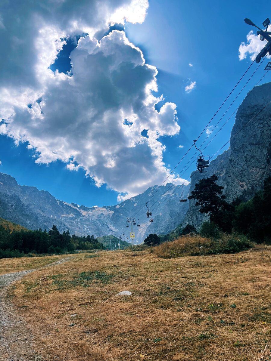 Канатная дорога на курорте ЦЕЙ