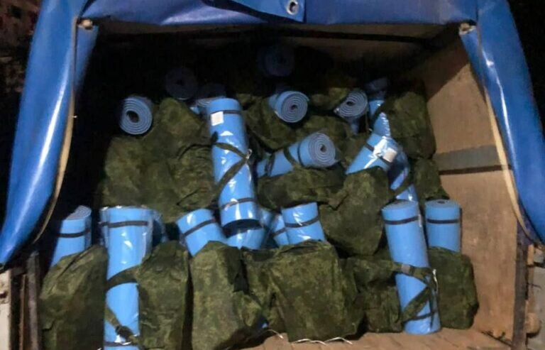    В Тоцкую артиллерийскую бригаду отправили два грузовика с экипировкой для мобилизованных Кристина Просвиркина