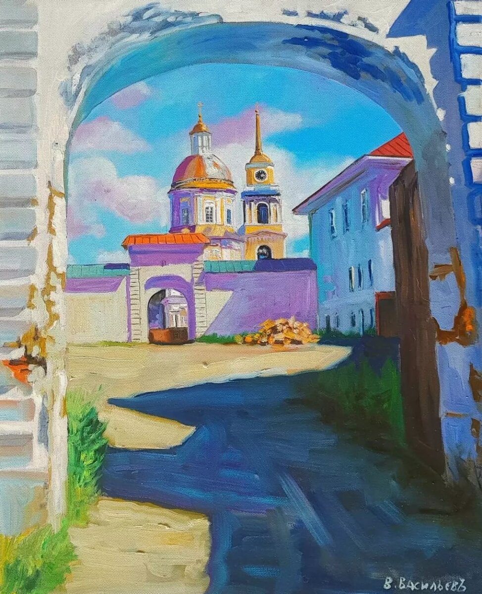 Лето в Ниловой пустыни.
Х.м.40'50 2022г.