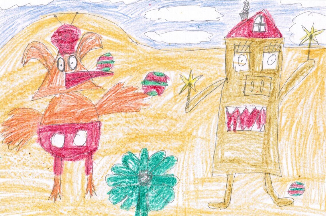 рисунок сына 