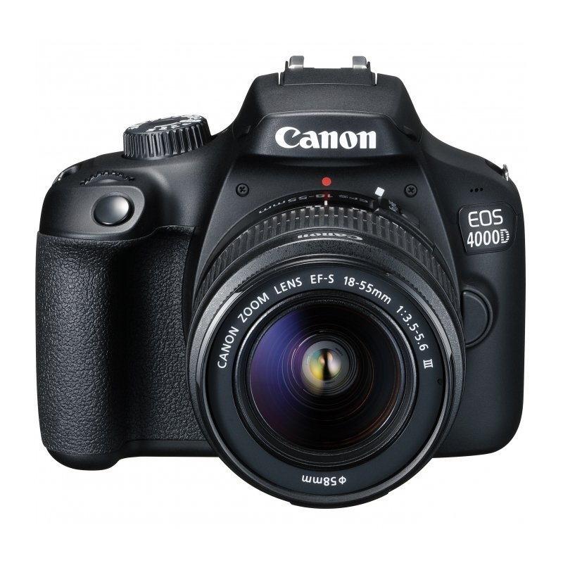 Зеркальный фотоаппарат Canon EOS 4000D с китовым объективом EF-S 18-55mm f/3.5-5.6 III