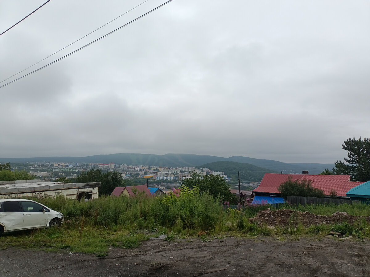 вот куда полетишь в такие облака? Это был первый день на Камчатке. Потом мы поняли, что бывает и еще хуже