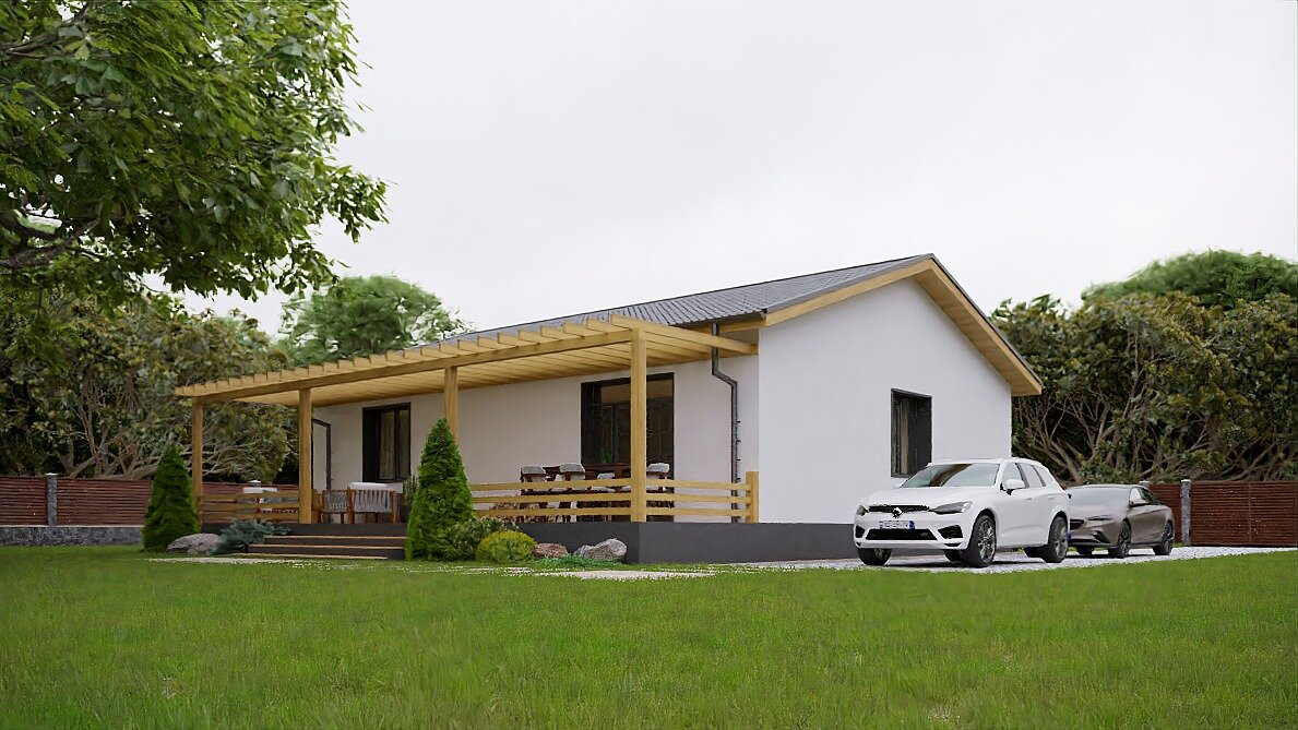 Проект дома "Лайт Хаус" от архитектурно-строительной компании "Красный апельсин"