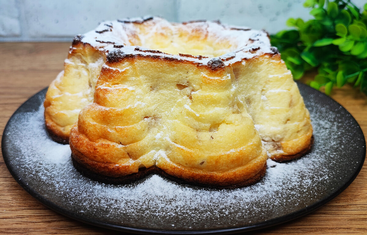 Творожные квадратики с яблоками