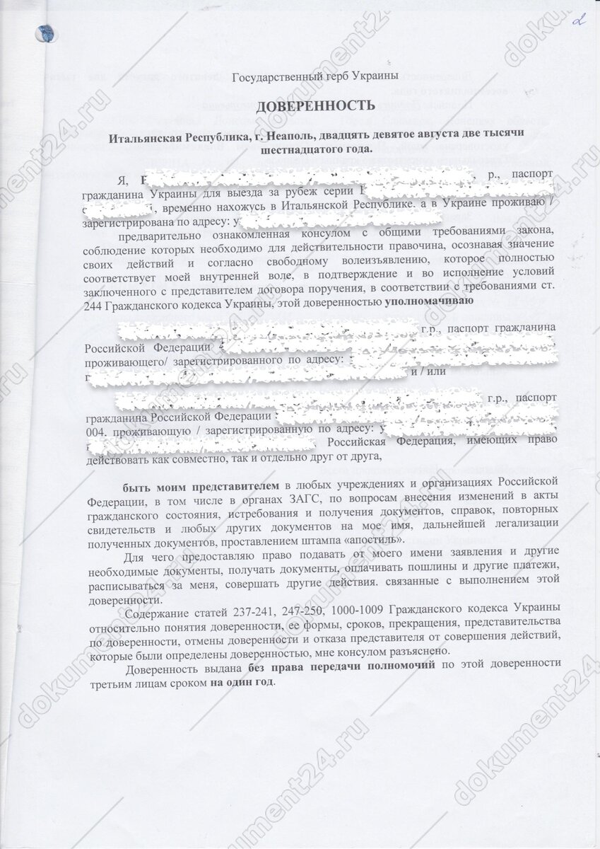 Как сделать доверенность за границей? | Документ24 | Дзен
