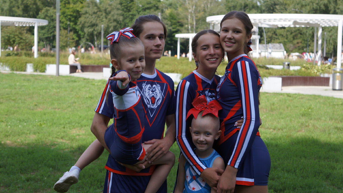 Дети Чир спорт Москва в летнем лагере Амастар