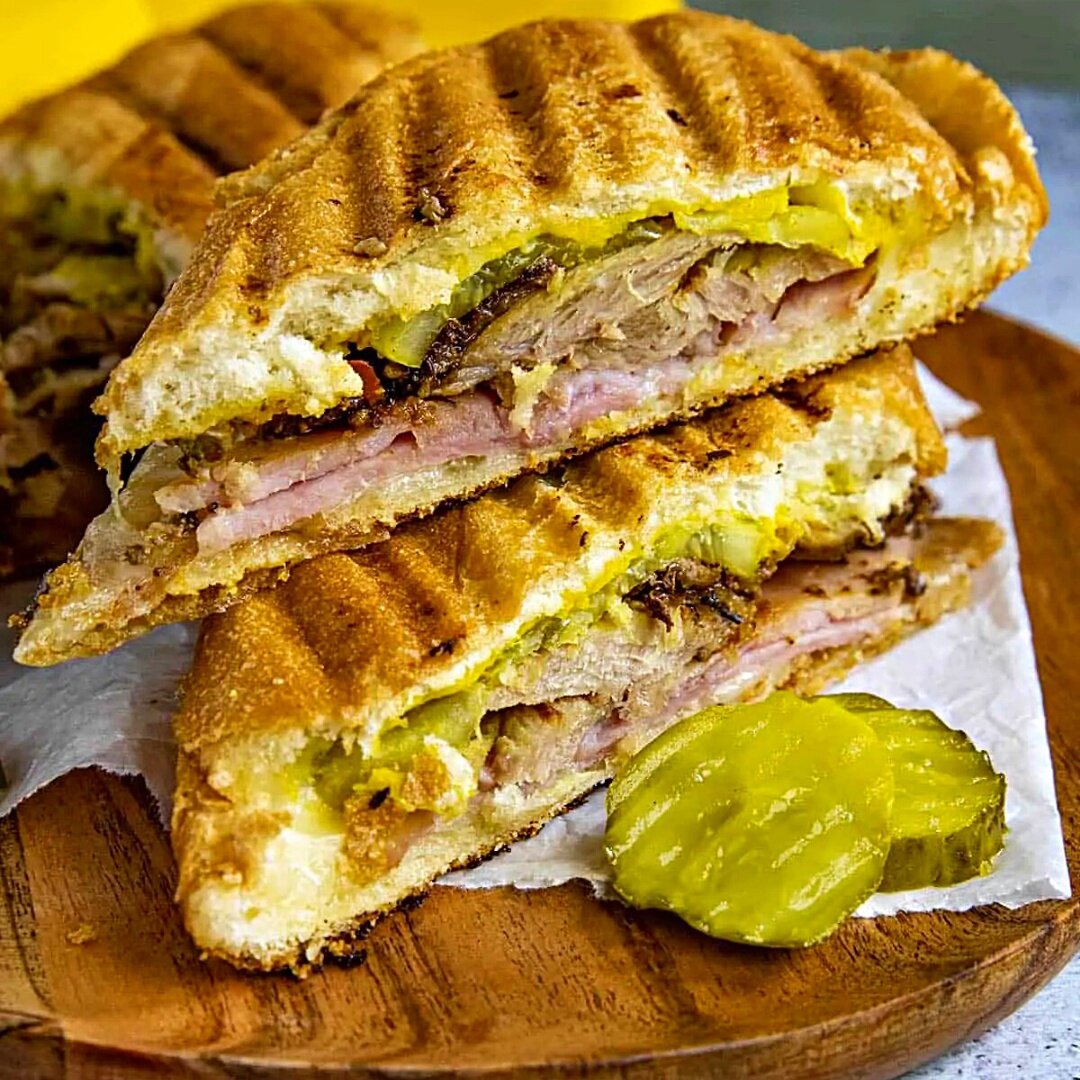 Cubano Sandwich со свининой pulled pork