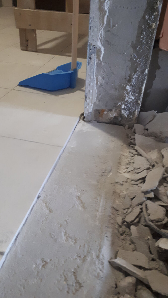 Как выглядит подготовленный для установки пол. 