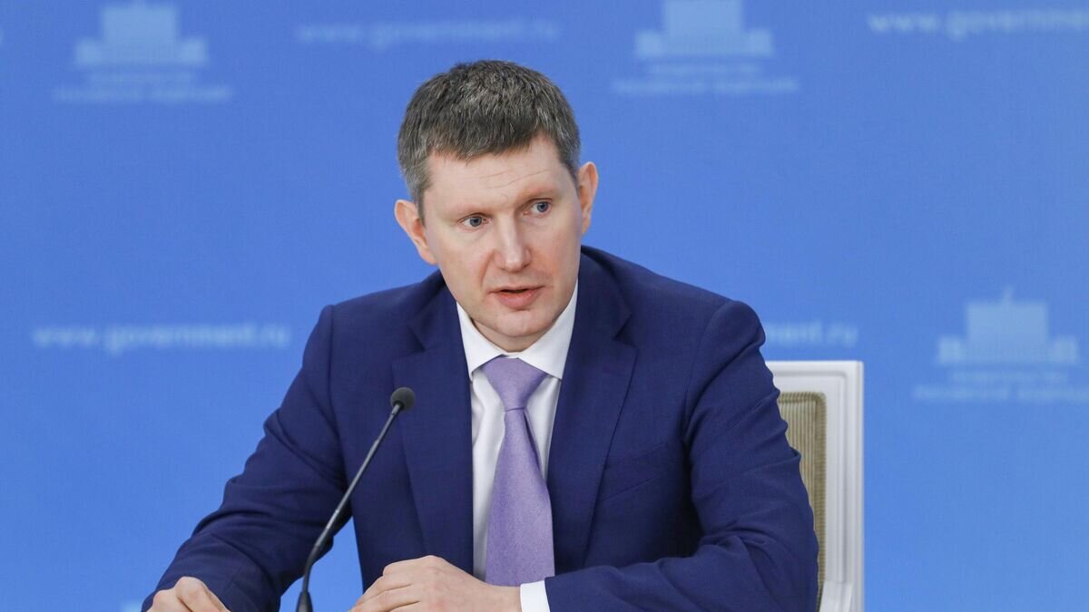    Министр экономического развития РФ Максим Решетников во время брифинга© РИА Новости / Дмитрий Астахов