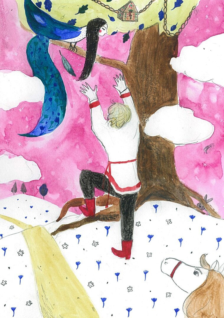 Иллюстрация Ирины Елагиной, члена Союза художников России