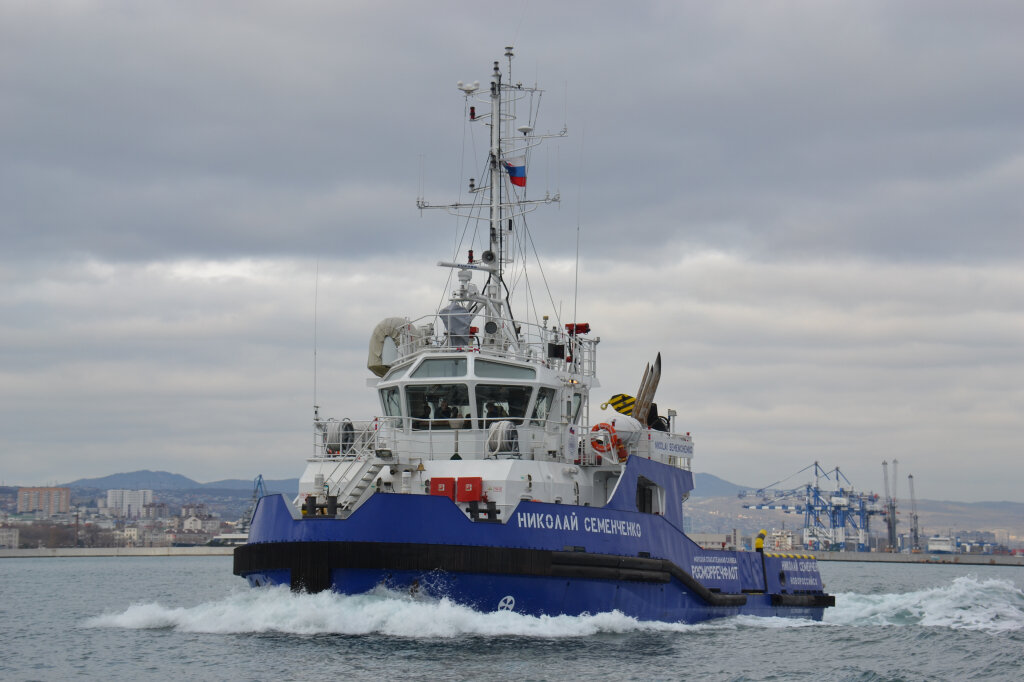 Буксир-спасатель проекта NE011 "Николай Семенченко" / Фото: Азово-Черноморский филиал "Морспасслужбы"  📷
