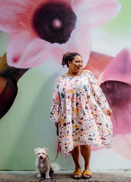 Свободное платье "Бони" с завышенной талией позволяет сделать акцент на груди, и скрыть животик, по переду доходит до колен, по задней половине чуть ниже, при необходимости можно удлинить.