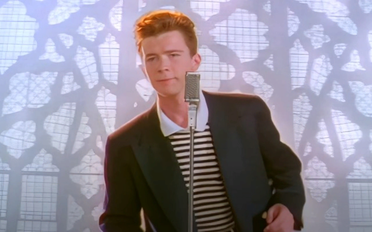 Rick Astley never gonna give you up.