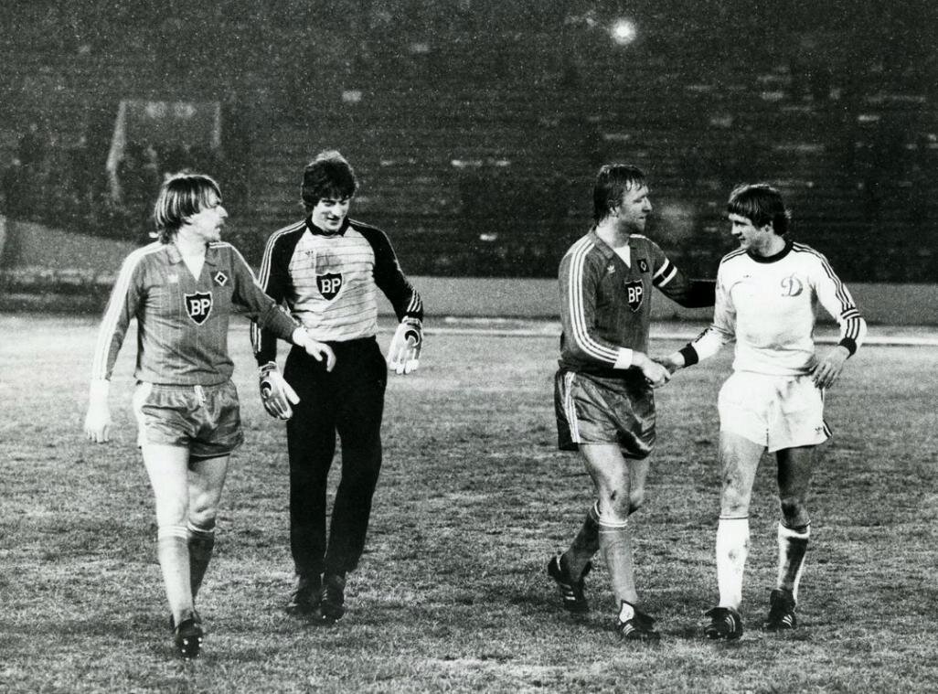 Матч 1/4 финала Кубка Чемпионов -1983, между киевским Динамо и Гамбургом
