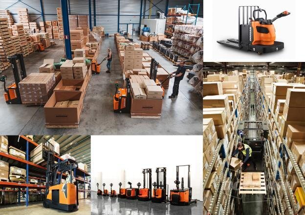 Новые модели электроштабелеров и складской техники Doosan