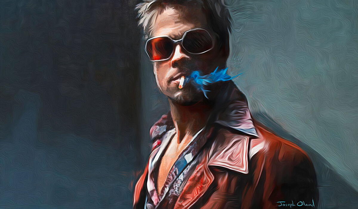 Тайлер Дерден, один из главных персонажей. 