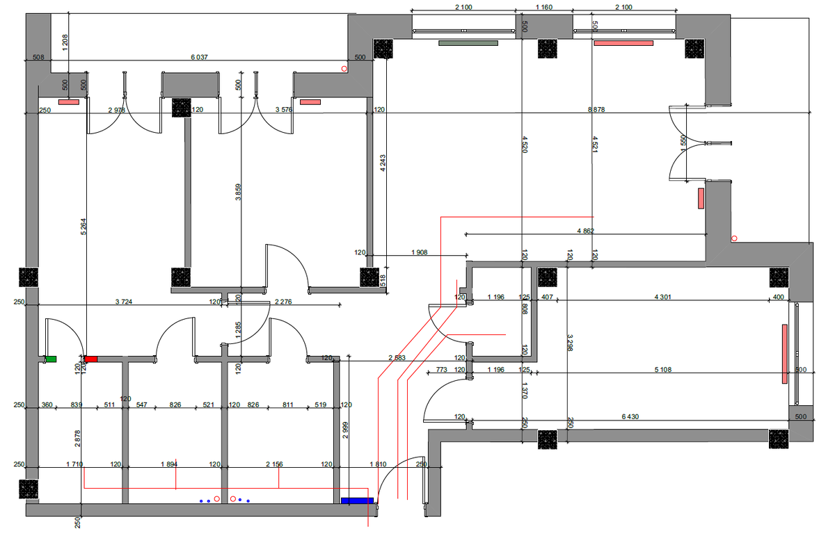 Изначальная планировка