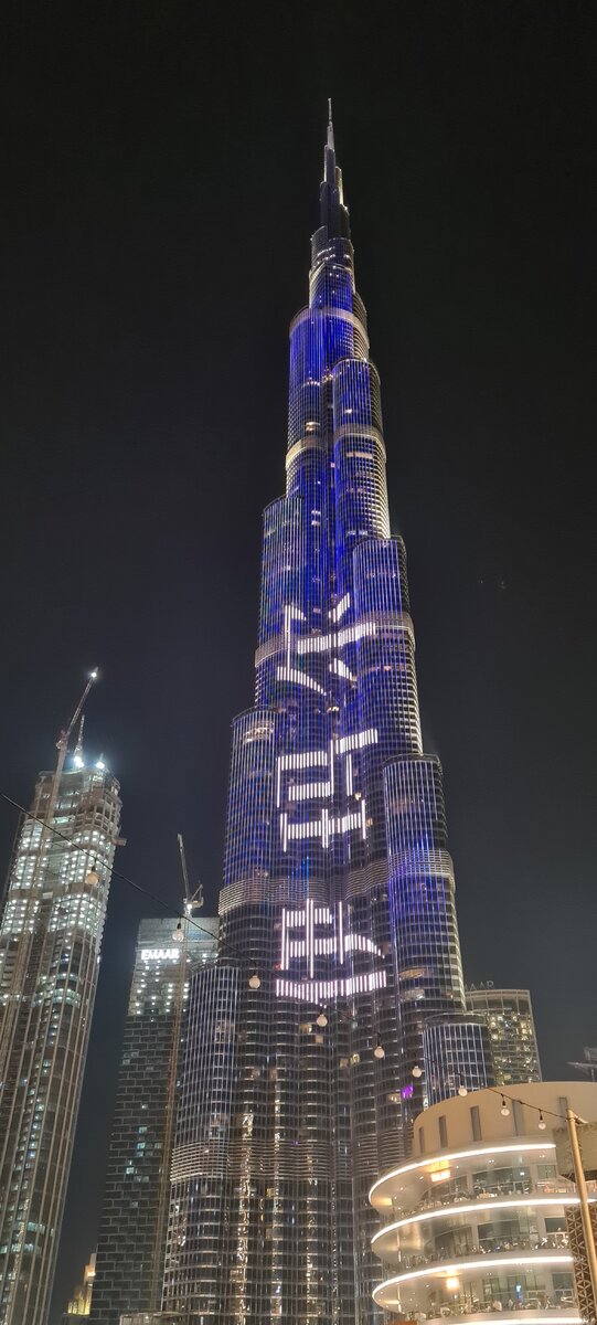 Вид на Burj Khalifa, фото автора