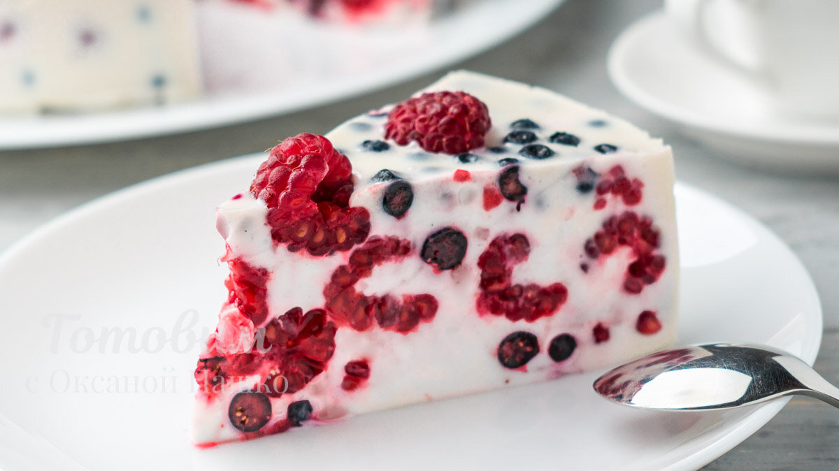 Летний Ягодный Торт без Выпечки