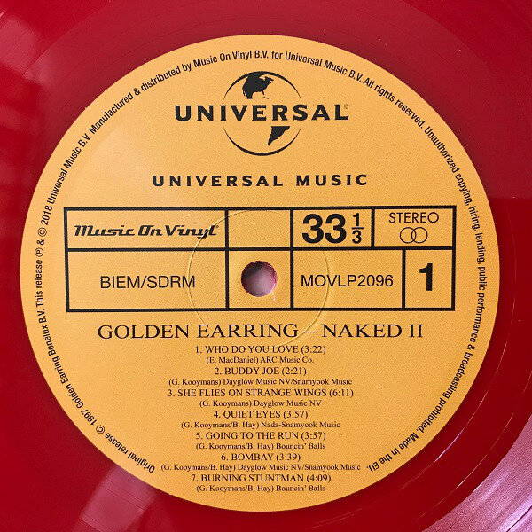 Golden Earring - Naked II (изображение использовано в качестве иллюстрации, источник - Яндекс.Картинки)