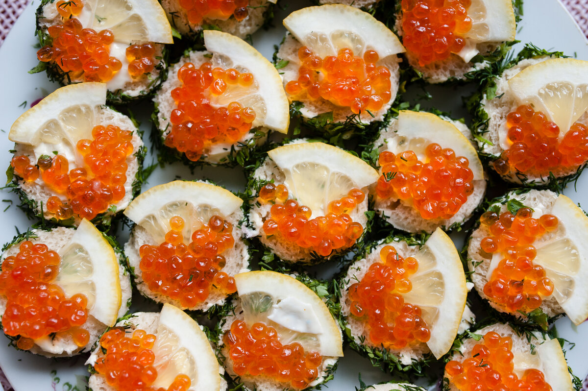 Красная икра.