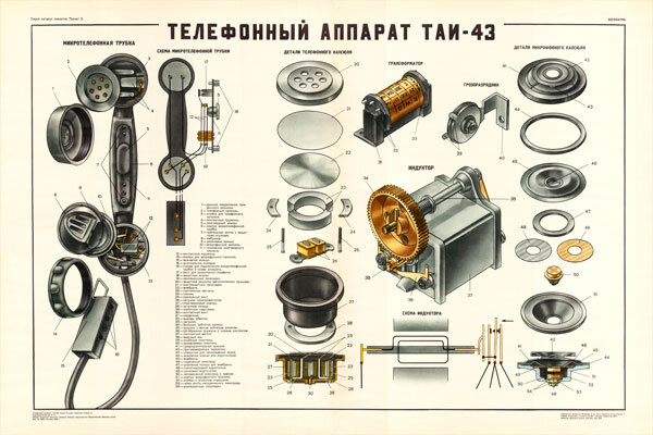 Схема телефонного аппарата та 57