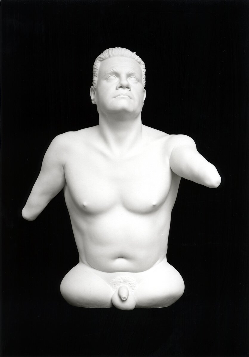 Марк Куинн. Питер Халл, 1999 
(Peter Hull - трехкратный золотой медалист паралимпийских игр 1992 года в плавании)