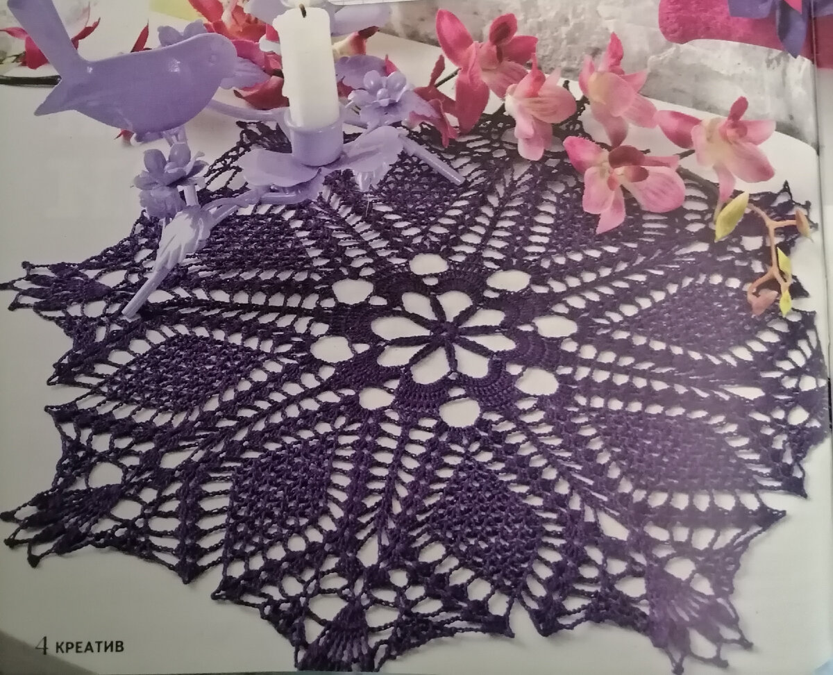 Салфетка. Диаметр 38 см. 