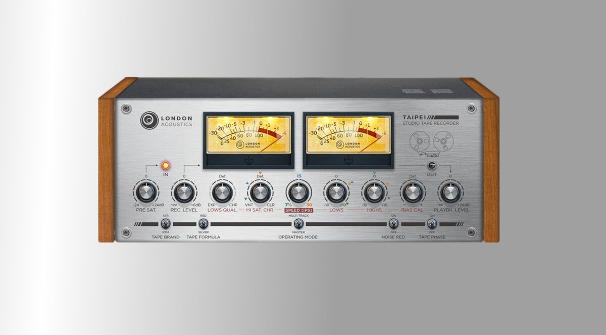 London Acoustics Taipei: 2 and 1/4-inch virtual tape 
