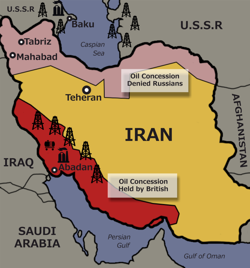 Поделили иран. Карта Ирана 1941. Иран после второй мировой войны карта. Оккупация Ирана в 1941 году карта.