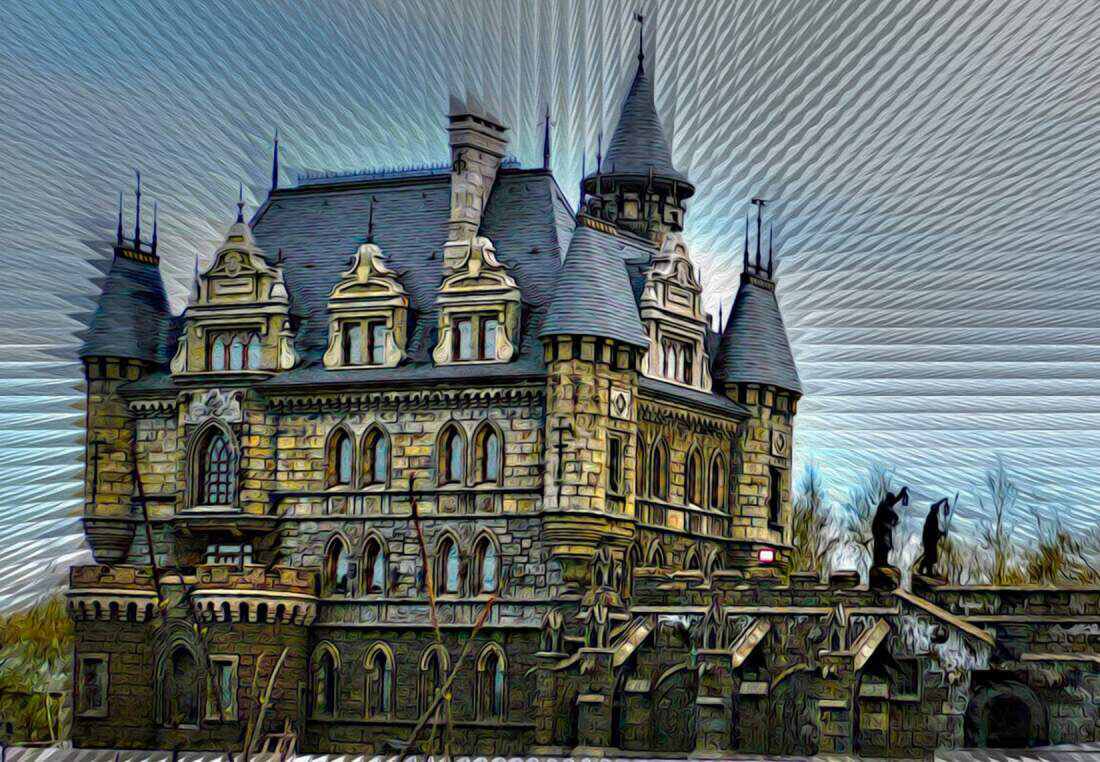Замок гарибальди рисунок