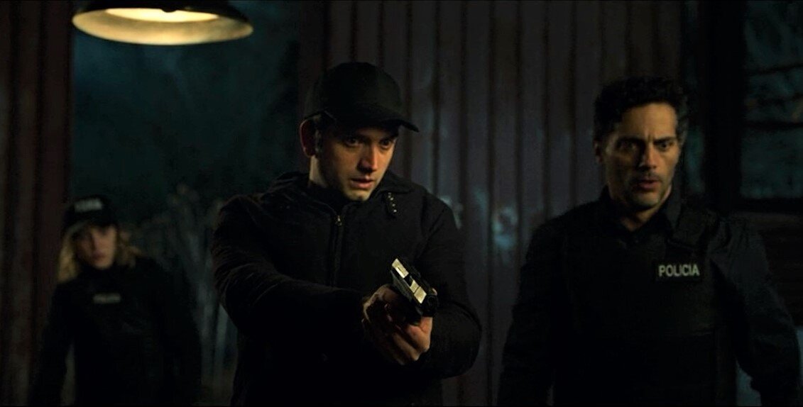 Скриншот из триллера.