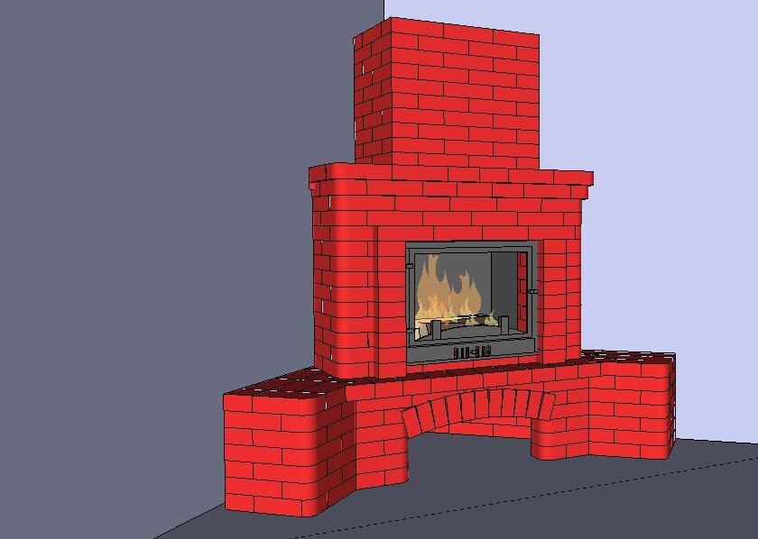 Проект камина.