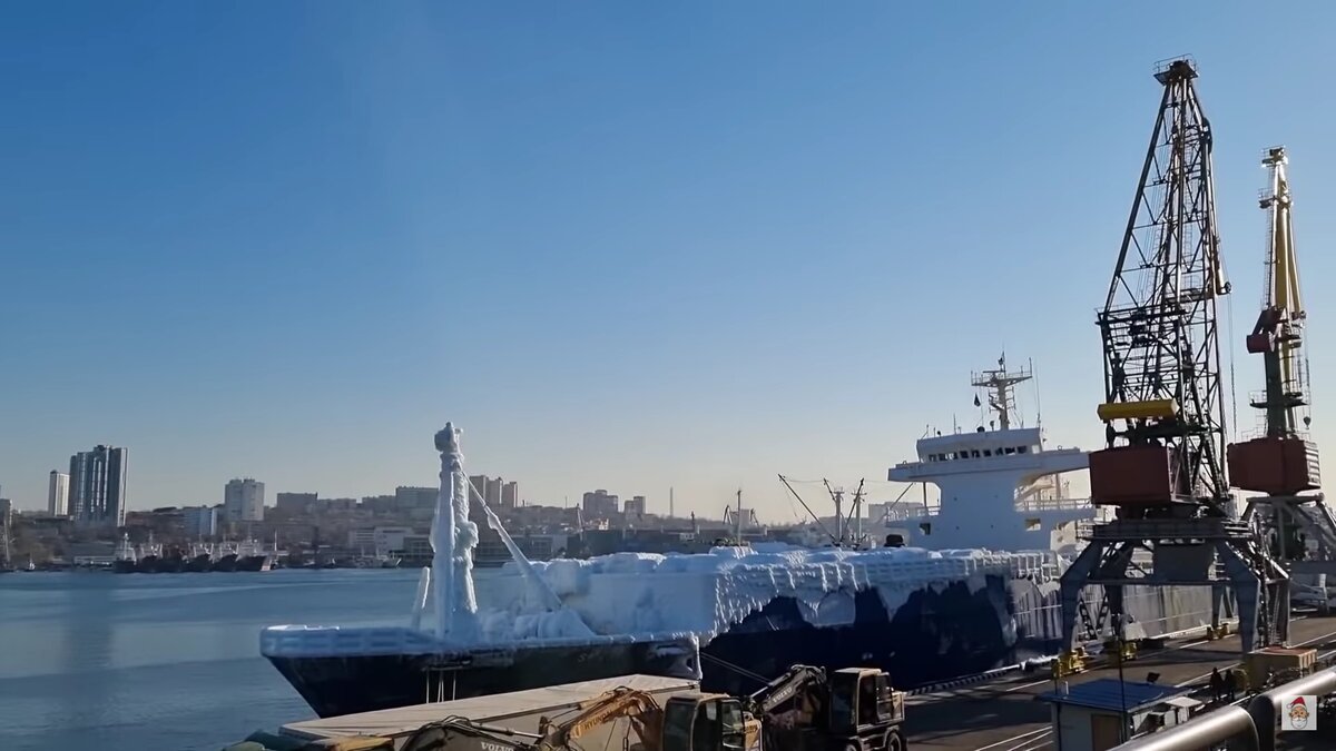 Автомобили на прибывшем судне