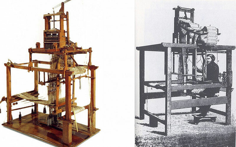 Ткацкий станок Жаккарда, 1801 год