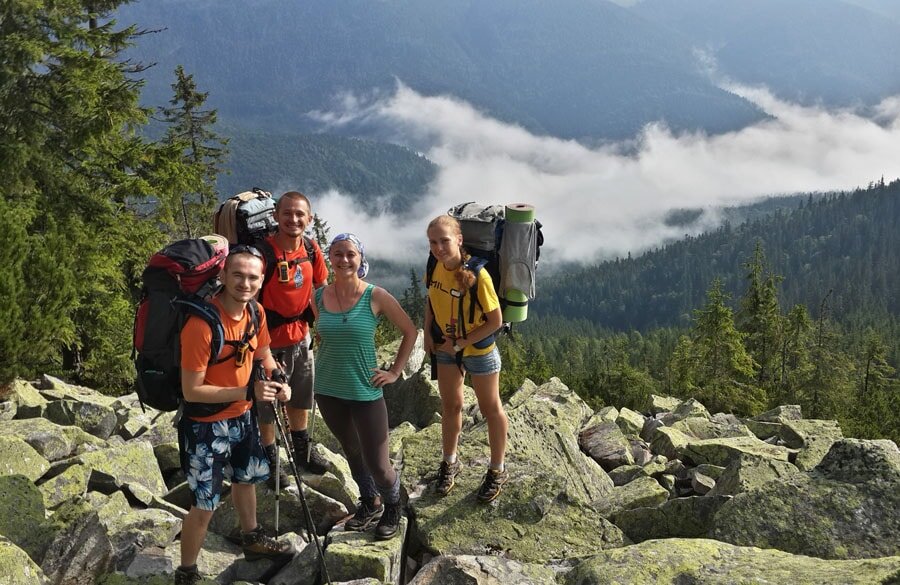 Фото: Поход в горы; Коруна