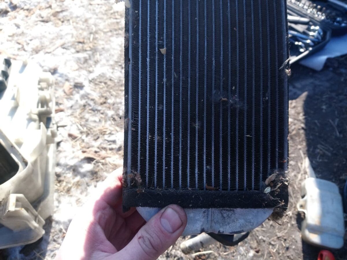 Забитый радиатор