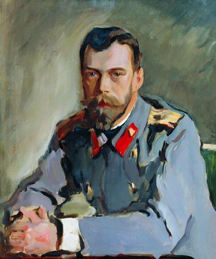 В.Серов "Портрет Николая ll" авторская копия