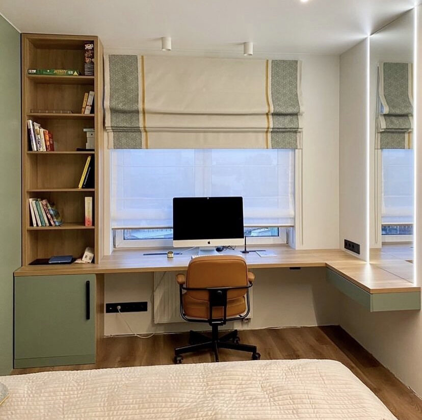 Домашний офис в московской квартире. Производство - мебельная фабрика "Сунгирь"