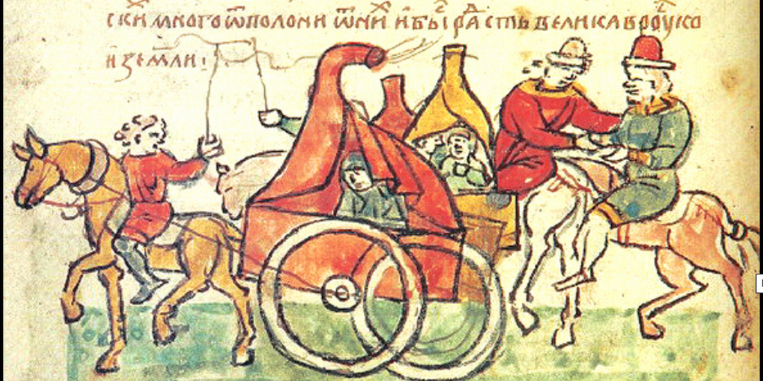 
Половцы. Миниатюра из Радзивилловской летописи
Источник: ru.wikipedia.org