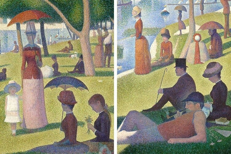 Sunday afternoon on the Island of la grande Jatte. Воскресный полдень на острове Гранд Жатт. Сёра Воскресный день на острове Гранд-Жатт.