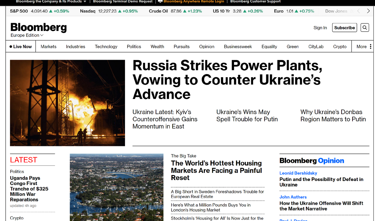 Основное внимание СМИ к разрушенной системе энергоснабжения. Ещё бы. Электричество в ЕС  - это не право, а привилегия!