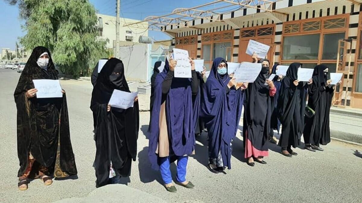    Участницы акции протеста в Кабуле© Фото : @WPPN.Afg