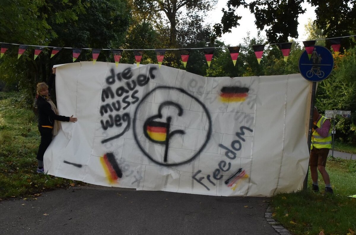 Один из праздничных дополнительных паркранов в Германии. 